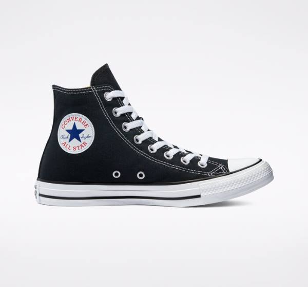 Tenis Cano Alto Converse Chuck Taylor All Star Black Pretas | CV-701ZUG