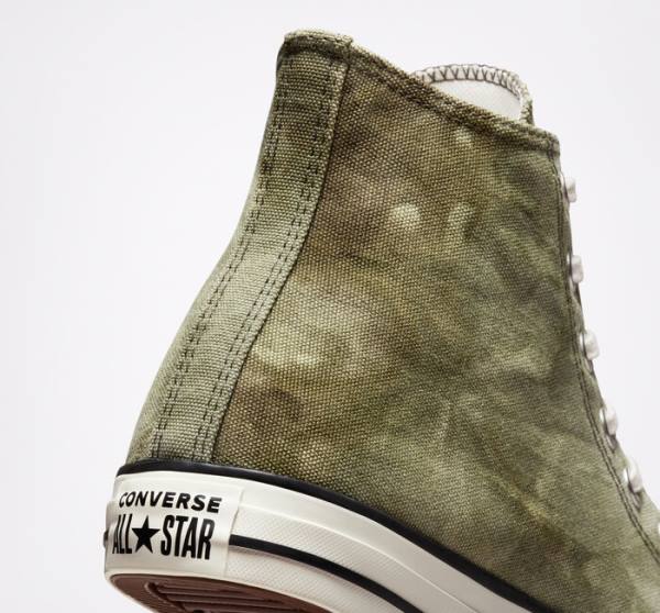 Tenis Cano Alto Converse Chuck Taylor All Star Washed Lona Luz | CV-709IKQ