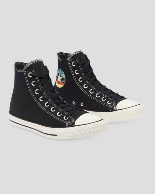 Tenis Cano Alto Converse Chuck Taylor All Star National Parks Patch Pretas | CV-730UNW