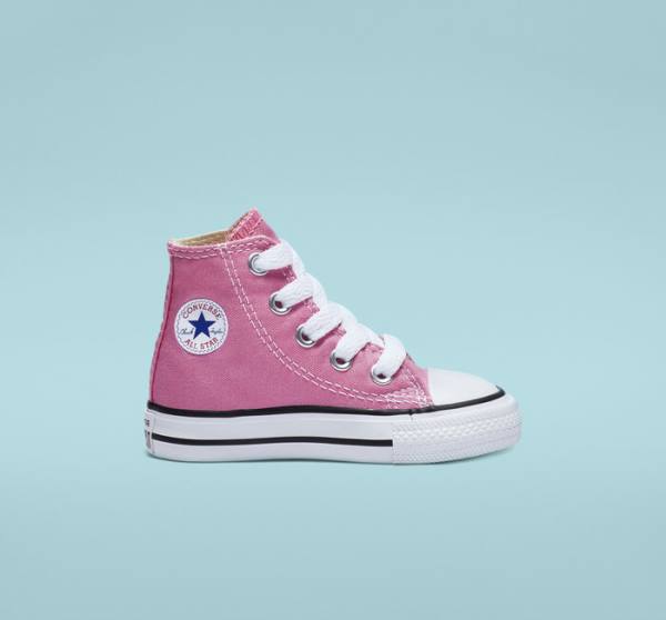 Tenis Cano Alto Converse Chuck Taylor All Star Classicos Rosa | CV-740OTD