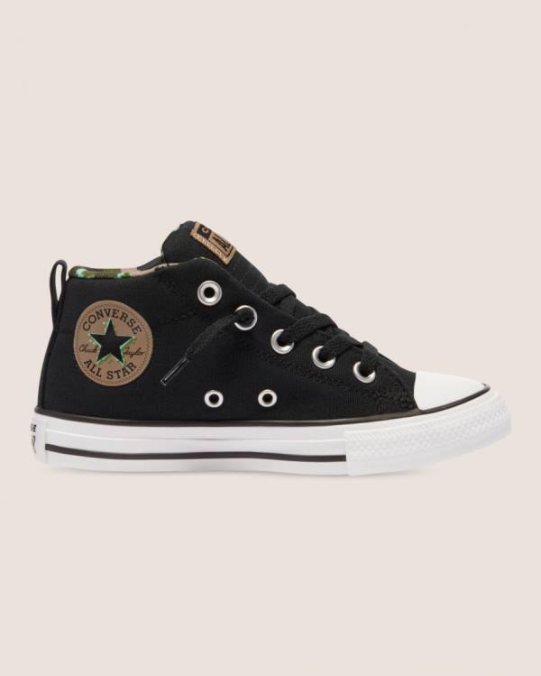 Tenis Cano Alto Converse Chuck Taylor All Star Street Digi Camo Pretas | CV-756KBI