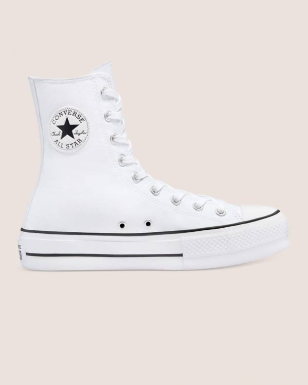 Tenis Cano Alto Converse Chuck Taylor All Star Lift X Branco | CV-759WMS