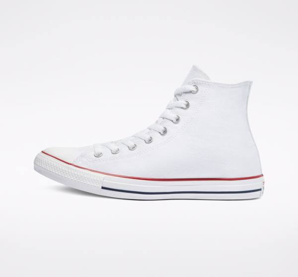 Tenis Cano Alto Converse Chuck Taylor All Star White Branco | CV-763UEL