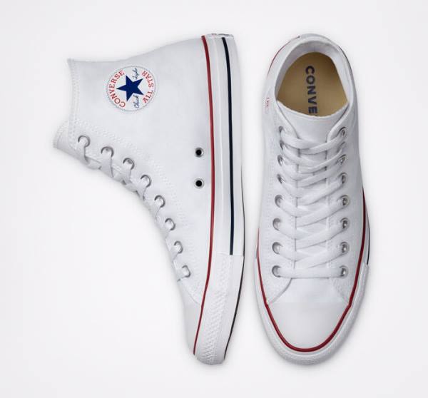 Tenis Cano Alto Converse Chuck Taylor All Star White Branco | CV-763UEL