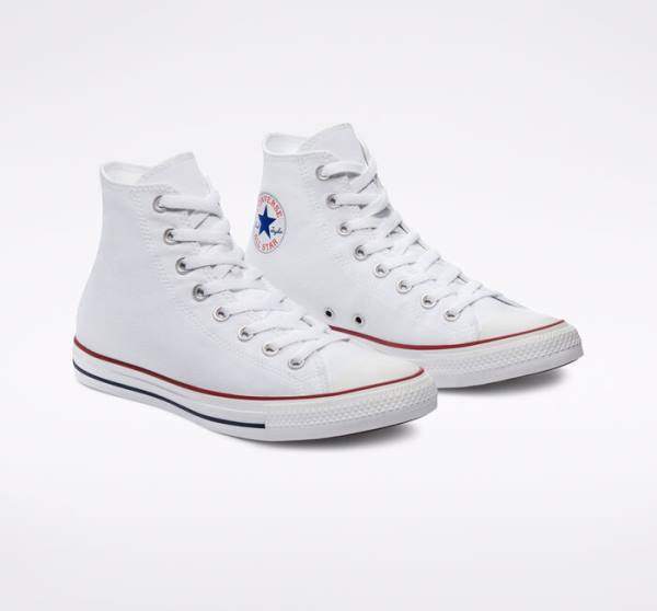 Tenis Cano Alto Converse Chuck Taylor All Star White Branco | CV-763UEL