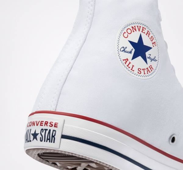 Tenis Cano Alto Converse Chuck Taylor All Star White Branco | CV-763UEL