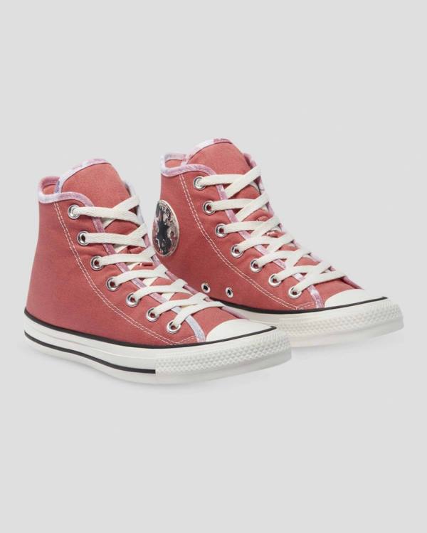 Tenis Cano Alto Converse Chuck Taylor All Star Festival Rosa | CV-807PTG