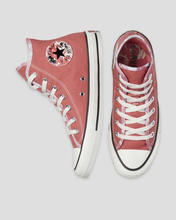 Tenis Cano Alto Converse Chuck Taylor All Star Festival Rosa | CV-807PTG