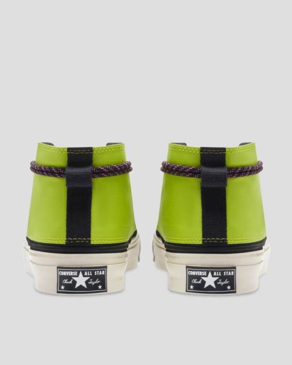 Tenis Cano Alto Converse Deck Star Zip Pale Putty Verdes | CV-601IJX