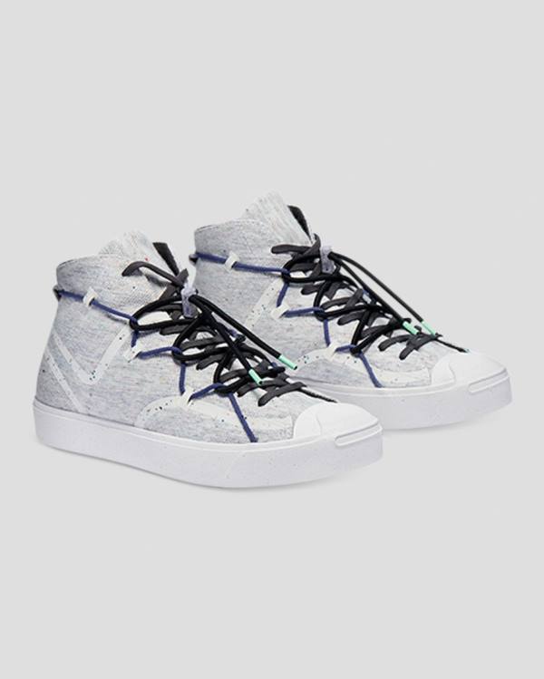 Tenis Cano Alto Converse Jack Purcell Ralley Morphlon Cinzentas | CV-430DQV