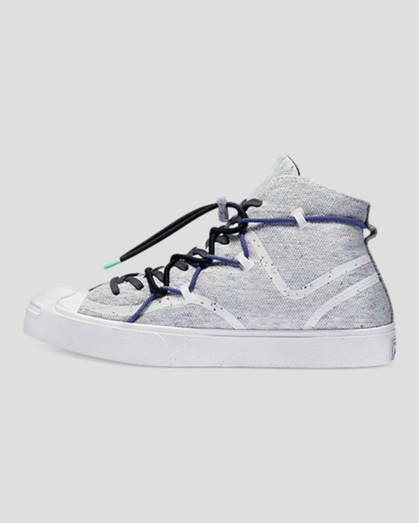 Tenis Cano Alto Converse Jack Purcell Ralley Morphlon Cinzentas | CV-430DQV