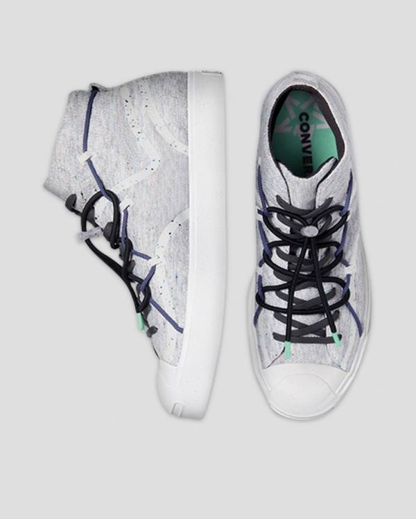 Tenis Cano Alto Converse Jack Purcell Ralley Morphlon Cinzentas | CV-430DQV