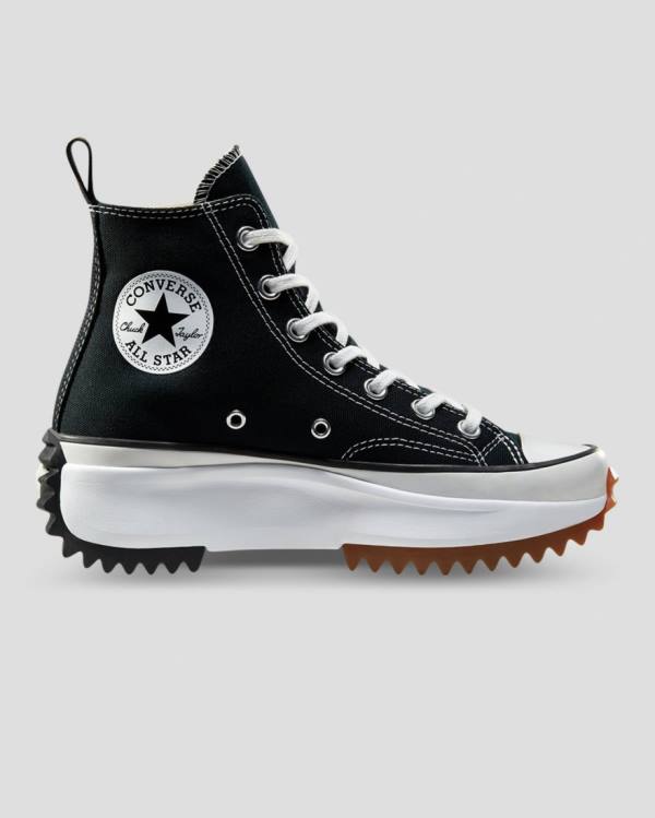 Tenis Cano Alto Converse Run Star Hike Lugged Pretas | CV-159TXC