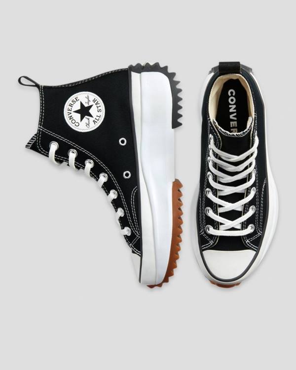 Tenis Cano Alto Converse Run Star Hike Lugged Pretas | CV-286JOL