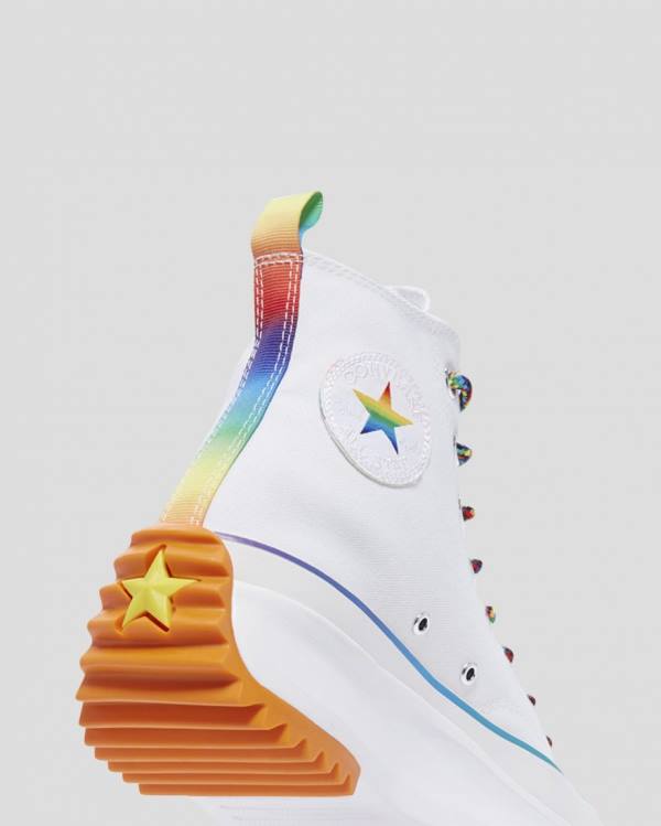 Tenis Cano Alto Converse Run Star Hike Pride Branco | CV-140BAM