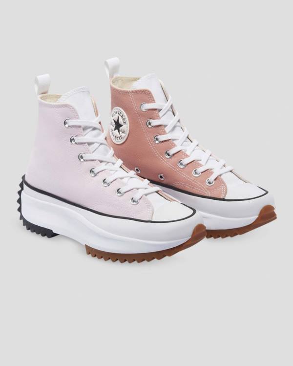 Tenis Cano Alto Converse Run Star Hike Rosa | CV-310NSY