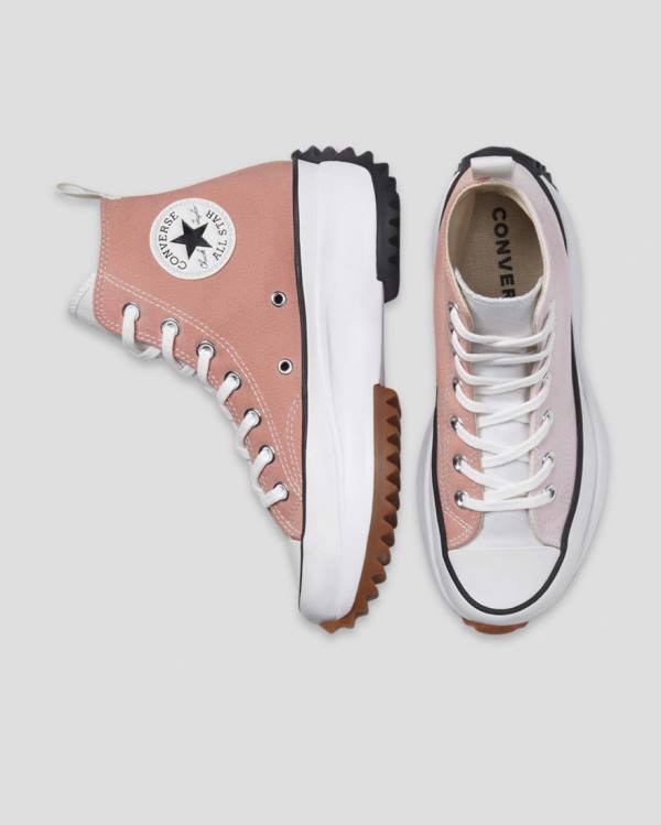 Tenis Cano Alto Converse Run Star Hike Three Rosa | CV-729BDJ