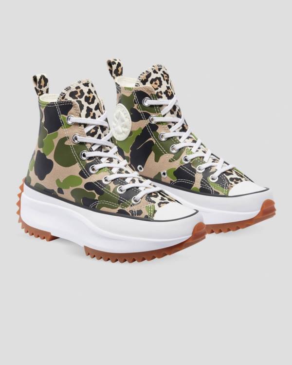 Tenis Cano Alto Converse Run Star Hike Wild Archive Camufladas | CV-167UTG