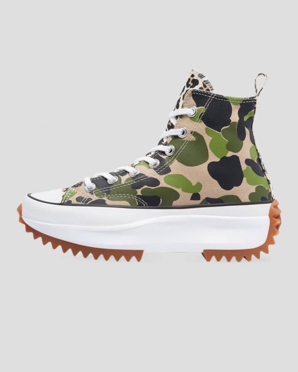 Tenis Cano Alto Converse Run Star Hike Wild Archive Camufladas | CV-167UTG