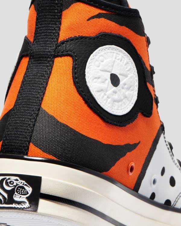 Tenis Cano Alto Converse Soulgoods Chuck 70 Laranja Branco | CV-203MPE