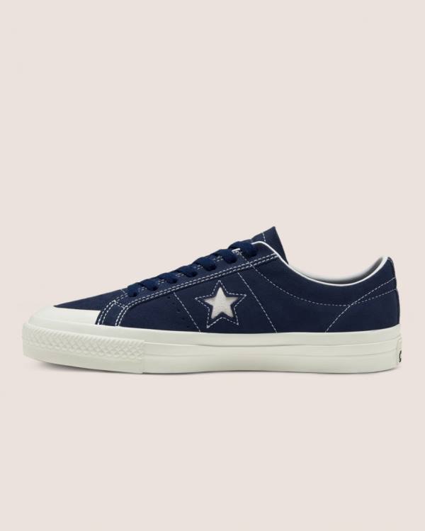 Tenis Cano Baixo Converse CONS Alexis Sablone One Star Pro Camurça Azuis | CV-713XAE