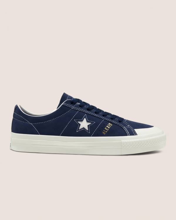 Tenis Cano Baixo Converse CONS Alexis Sablone One Star Pro Camurça Azuis | CV-713XAE