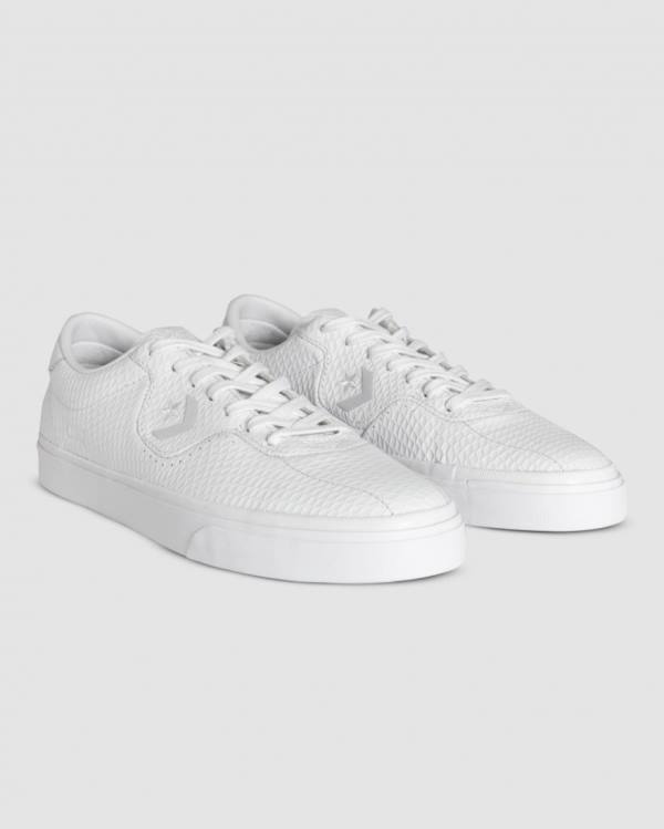 Tenis Cano Baixo Converse CONS Louie Lopez Pro Couro Branco | CV-809BYA