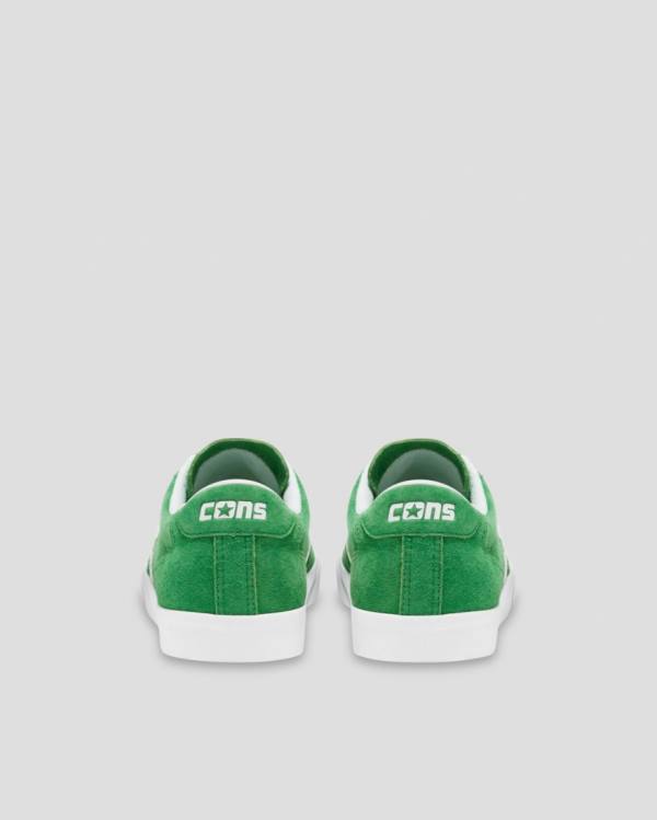 Tenis Cano Baixo Converse Checkpoint Pro Pigskin Camurça Verdes | CV-904ZEY