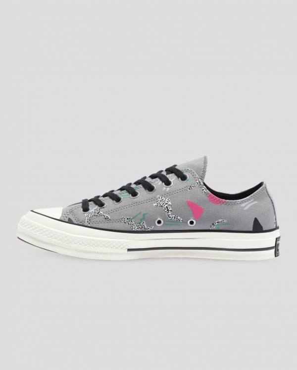 Tenis Cano Baixo Converse Chuck 70 80s Archive Print Cinzentas | CV-219NLF