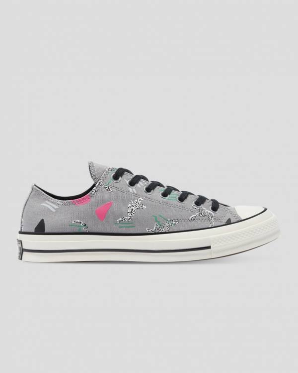 Tenis Cano Baixo Converse Chuck 70 80s Archive Print Cinzentas | CV-219NLF