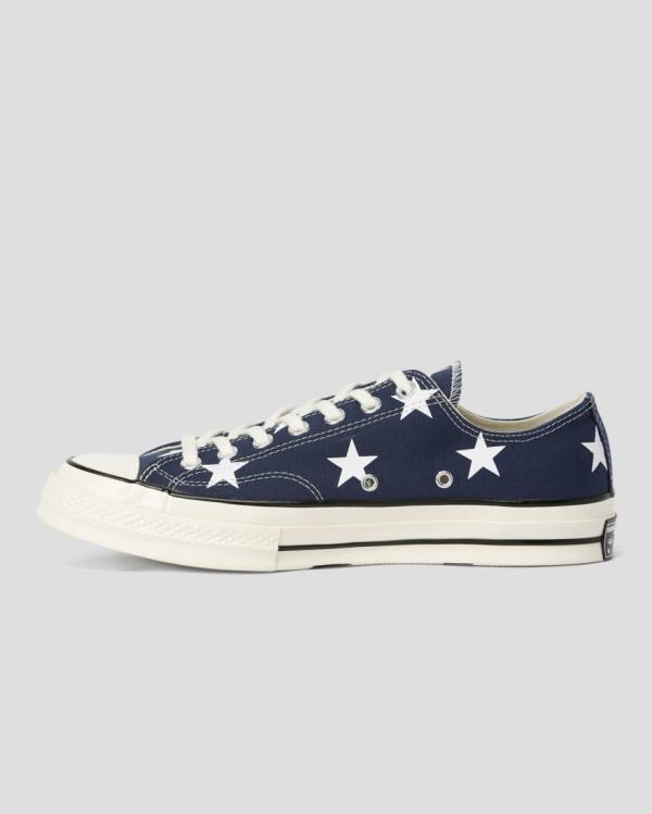 Tenis Cano Baixo Converse Chuck 70 Archive Print Azuis | CV-073ACT