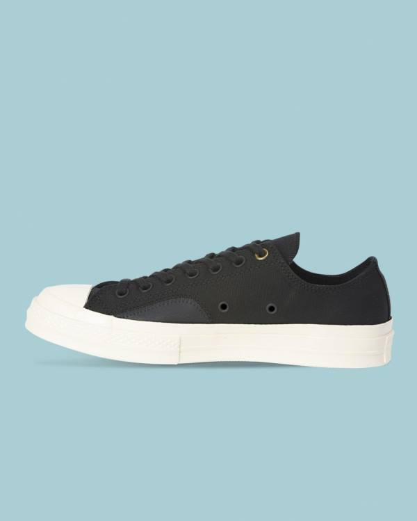 Tenis Cano Baixo Converse Chuck 70 Clean N Preme Pretas | CV-591DSP