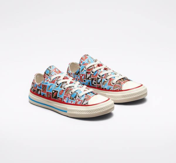 Tenis Cano Baixo Converse Chuck 70 Frozen Treats Vermelhas Azuis | CV-271HLX