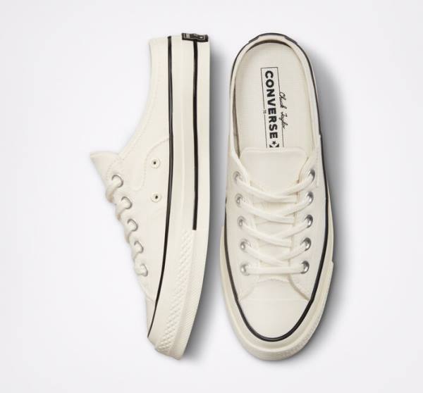 Tenis Cano Baixo Converse Chuck 70 Mule Pretas | CV-438UOY