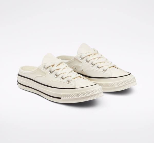 Tenis Cano Baixo Converse Chuck 70 Mule Pretas | CV-438UOY