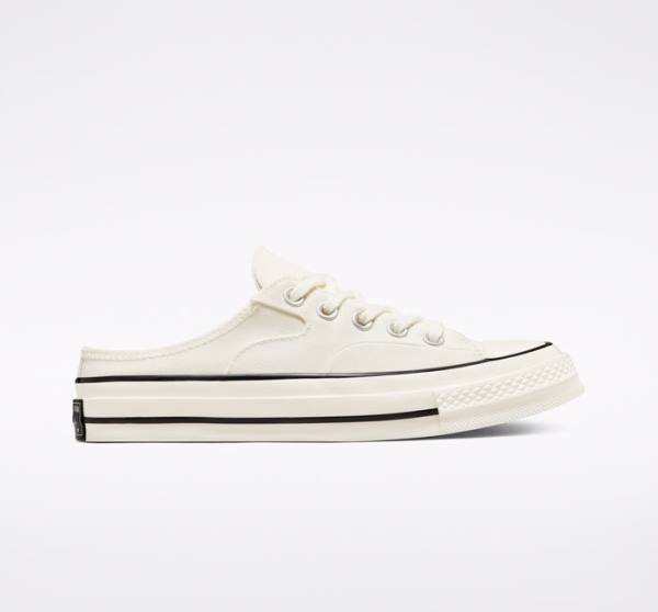 Tenis Cano Baixo Converse Chuck 70 Mule Pretas | CV-438UOY