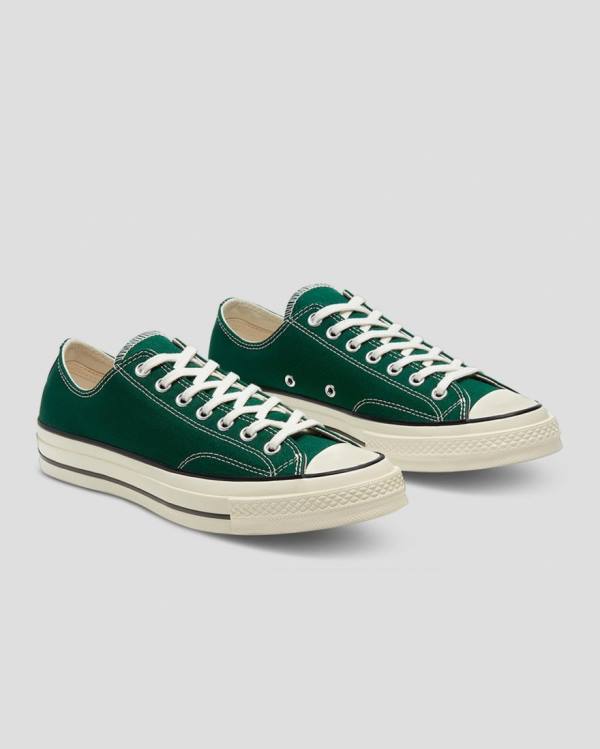 Tenis Cano Baixo Converse Chuck 70 Organic Lona Verdes | CV-287KVX