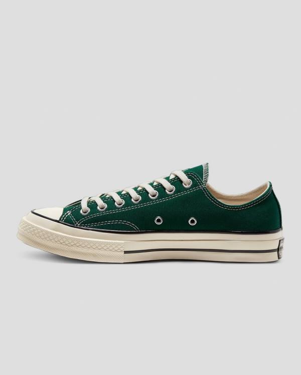 Tenis Cano Baixo Converse Chuck 70 Organic Lona Verdes | CV-287KVX