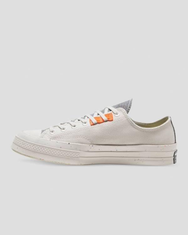 Tenis Cano Baixo Converse Chuck 70 Renew Regrind Foxing Bege | CV-068EUQ