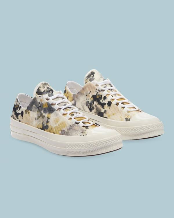 Tenis Cano Baixo Converse Chuck 70 Summer Fest Ripstop Pretas Bege | CV-314XNT