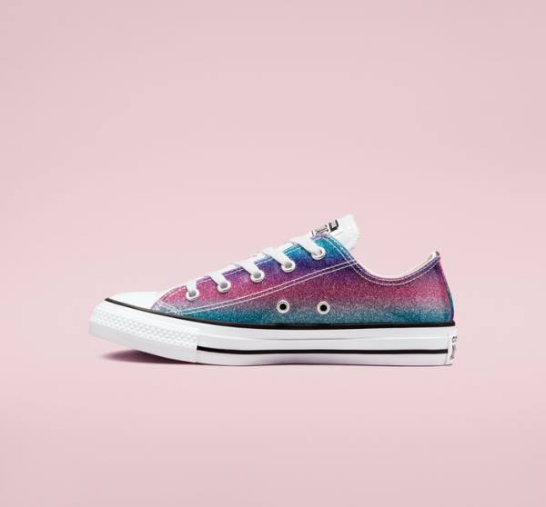 Tenis Cano Baixo Converse Chuck Taylor All Star Glitter Drip Branco Bege Branco | CV-086PNU