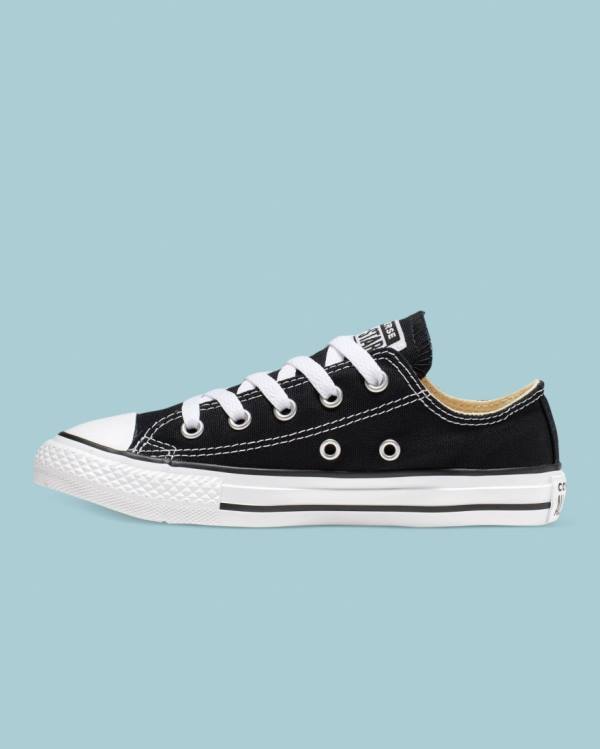 Tenis Cano Baixo Converse Chuck Taylor All Star Pretas | CV-124NBV