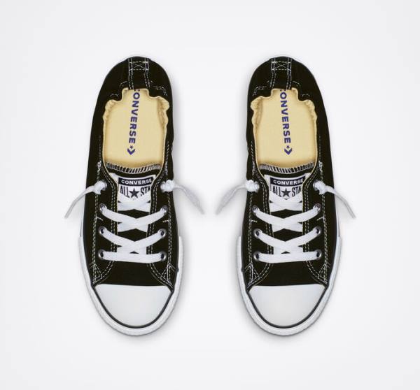 Tenis Cano Baixo Converse Chuck Taylor All Star Shoreline Slip Pretas | CV-128HUB