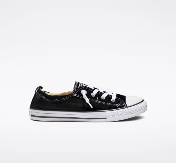 Tenis Cano Baixo Converse Chuck Taylor All Star Shoreline Slip Pretas | CV-128HUB