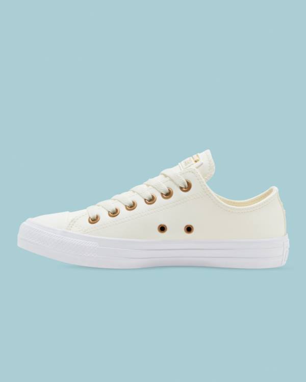 Tenis Cano Baixo Converse Chuck Taylor All Star Go Gold SL Bege | CV-140DEZ