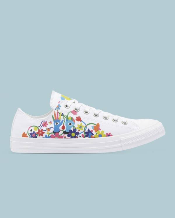 Tenis Cano Baixo Converse Chuck Taylor All Star Pride Branco | CV-175CRO