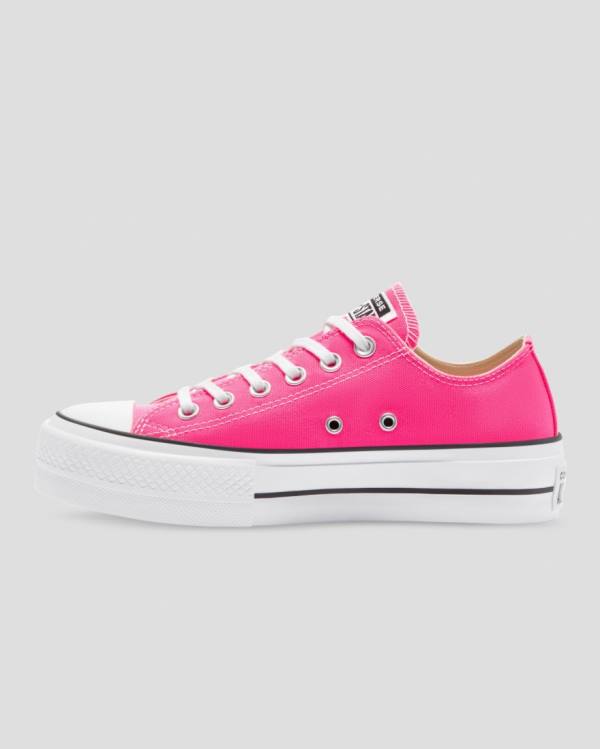 Tenis Cano Baixo Converse Chuck Taylor All Star Lift Seasonal Colour Rosa | CV-270AOS