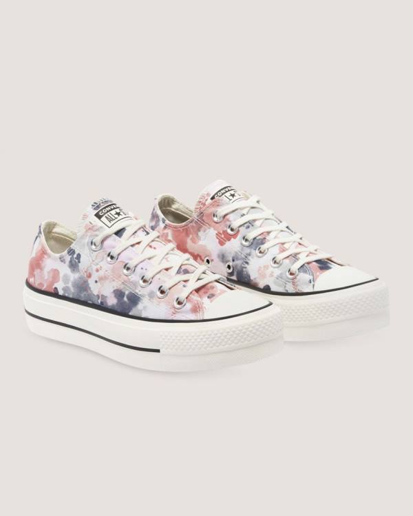 Tenis Cano Baixo Converse Chuck Taylor All Star Lift Festival Cinzentas Rosa | CV-351PDG