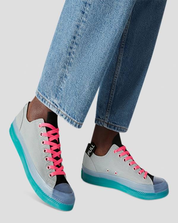 Tenis Cano Baixo Converse Chuck Taylor All Star CX Pull Tab Cinzentas | CV-439ETR