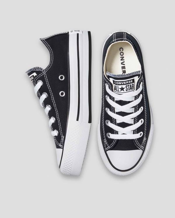 Tenis Cano Baixo Converse Chuck Taylor All Star EVA Plataforma Pretas | CV-510NYO